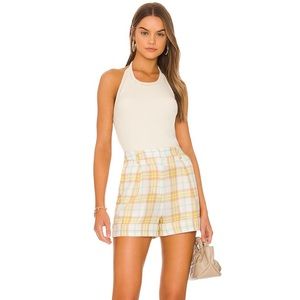 Ivy Plaid Short in Yellow Plaid
Rag & Bone
Size 0 NWT